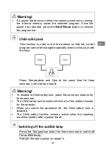 Preview for 21 page of Brandt WFB183QWA Manual To Installation And Use