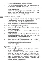 Preview for 4 page of Brandt wfb190wa Manual To Installation And Use