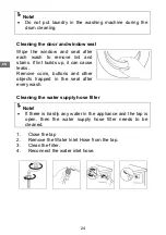 Preview for 25 page of Brandt wfb190wa Manual To Installation And Use