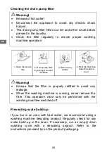 Preview for 27 page of Brandt wfb190wa Manual To Installation And Use