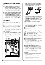 Preview for 6 page of Brandt WFH 1270 K Operating Instructions Manual