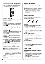 Preview for 16 page of Brandt WFH 1270 K Operating Instructions Manual