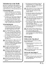 Preview for 25 page of Brandt WFH 1270 K Operating Instructions Manual