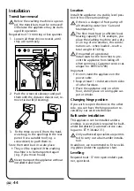 Preview for 46 page of Brandt WFH 1270 K Operating Instructions Manual