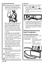 Preview for 50 page of Brandt WFH 1270 K Operating Instructions Manual