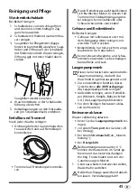 Preview for 43 page of Brandt WFH 1481 D Operating Instructions Manual