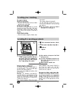 Preview for 10 page of Brandt WFH1066K Installation, Operating And Maintenance Instructions