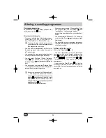 Preview for 16 page of Brandt WFH1066K Installation, Operating And Maintenance Instructions