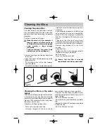 Preview for 19 page of Brandt WFH1066K Installation, Operating And Maintenance Instructions