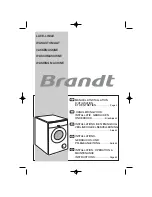 Brandt WFH1276K Installation, Operation  & Mainenance Manual preview