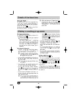 Preview for 16 page of Brandt WFH1276K Installation, Operation  & Mainenance Manual