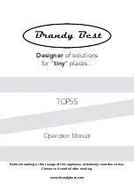 Preview for 20 page of Brandy Best TOP55 Operation Manual