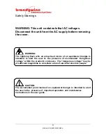 Предварительный просмотр 3 страницы Brandywine 019000001 User Manual