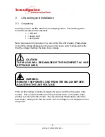 Предварительный просмотр 8 страницы Brandywine 019000001 User Manual