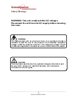 Предварительный просмотр 3 страницы Brandywine FDU-240 User Manual