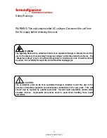 Предварительный просмотр 3 страницы Brandywine NTA-100 User Manual