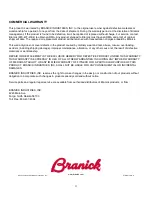 Preview for 12 page of Branick Industries, Inc. 5700E Installation, Operation & Repair Parts Information