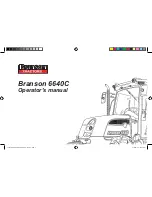 Preview for 1 page of Branson 6640C Operator'S Manual