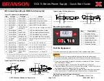 Предварительный просмотр 2 страницы Branson DCX S Series Quick Start Manual