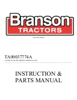 Branson TA00037774A Instruction & Parts Manual preview