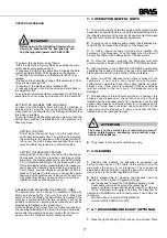 Preview for 17 page of Bras B-cream HD Operator'S Manual