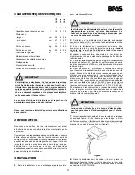 Preview for 17 page of Bras FBM L-LS Operator'S Manual