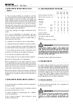 Preview for 4 page of Bras MAESTRALE EXTRA 12.1 Operator'S Manual