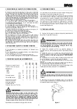 Preview for 9 page of Bras MAESTRALE EXTRA 12.1 Operator'S Manual