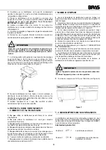 Preview for 15 page of Bras MAESTRALE EXTRA 12.1 Operator'S Manual