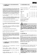 Preview for 19 page of Bras MAESTRALE EXTRA 12.1 Operator'S Manual