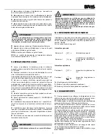 Предварительный просмотр 5 страницы Bras Maestrale extra Operator'S Manual