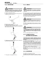 Предварительный просмотр 14 страницы Bras Maestrale extra Operator'S Manual