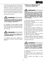 Preview for 5 page of Bras MAESTRALE JOLLY 5-8 Operator'S Manual