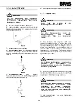 Preview for 25 page of Bras MAESTRALE JOLLY 5-8 Operator'S Manual