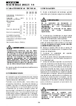 Preview for 28 page of Bras MAESTRALE JOLLY 5-8 Operator'S Manual