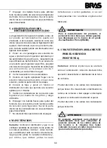 Preview for 33 page of Bras MAESTRALE JOLLY 5-8 Operator'S Manual