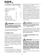 Предварительный просмотр 10 страницы Bras SCIROCCO 3LT Operator'S Manual