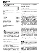 Предварительный просмотр 14 страницы Bras TURIA 12 Operator'S Manual