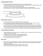 Предварительный просмотр 4 страницы brasa AIDEN FIRE LAMP Instruction Manual