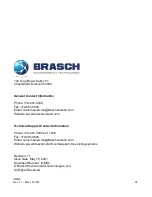 Предварительный просмотр 64 страницы Brasch GDCP-Touch Installation & Operation Manual