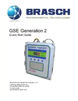 Brasch GSE Generation 2 Quick Start Manual preview
