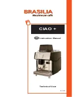 Предварительный просмотр 1 страницы Brasilisa CIAO + Instruction Manual