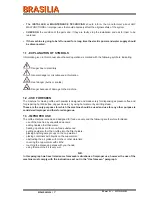 Предварительный просмотр 10 страницы Brasilisa CIAO + Instruction Manual