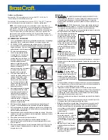 Предварительный просмотр 5 страницы BrassCraft CSSL Instructions Manual