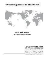 Preview for 42 page of Braun Corporation BF3255Y-12V Operator, Installation, Service Manual