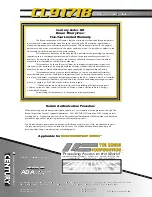 Предварительный просмотр 94 страницы Braun Corporation CENTURY CL917IB Installation & Service Manual