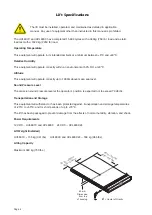 Предварительный просмотр 6 страницы Braun Corporation Under-Vehicle Lift 04 Series Service Manual