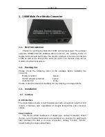 Braun Group XTR202-SFP User Manual preview