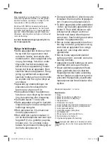 Предварительный просмотр 44 страницы Braun 3216 FS 3000 Instruction Manual