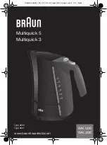 Preview for 1 page of Braun 3221 Manual